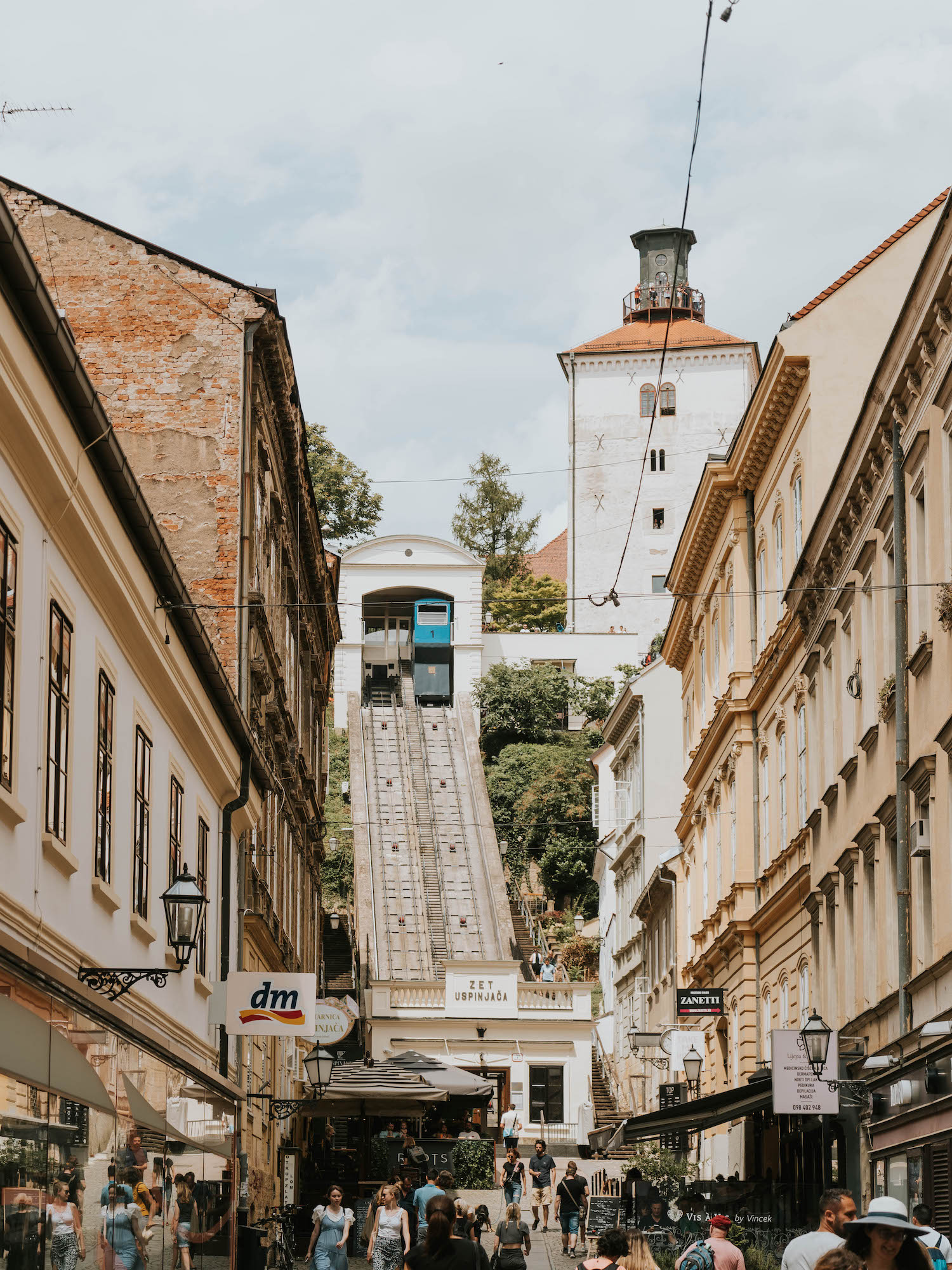 This historic funicular, one of the world’s shortest, offers panoramic views as it connects the Lower Town with the historic Upper Town in Zagreb, Croatia